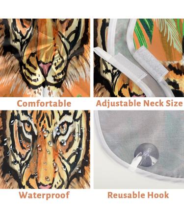 Shop Print Tiger Strip Beard Bib | Waterproof Hair Catcher for Men | Shaving Grooming Cloth with Suction Cups - International Shipping Available - Buy Online on GoSupps.com