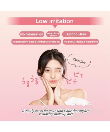 Cleansing Lotion for Sensitive Skin | Water-Based Makeup Remover | Peach Scent | Eye Makeup Remover (12.8 fl oz) - Shop Worldwide - Buy Online on GoSupps.com