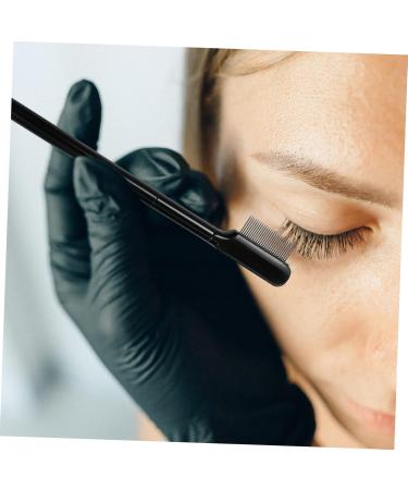 minkissy 1 Set Comb Lash Separator Black Lash Lash Tools for Extensions Brow Brush with Bag Metal Comb Eyebrow Brush Brow Spoolie Brush Eyebrow Brush Comb Brush 15x1.8cm Black - Buy Online on GoSupps.com
