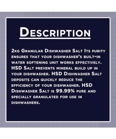 2kg Dishwasher Salt for Dishwashers & Water Softeners - Pack of 1 | 2.00 kg - Buy Online on GoSupps.com