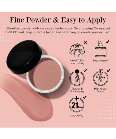 Honey Joy 6 Box/Set Dip Powder Nails Kit - Bright Pink Blue Colors - No Lamp Cure - Even & Smooth Finish | 10g/Box - Buy Online on GoSupps.com
