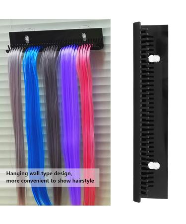 Professional Hair Extension Holder | U-Shape Suction Cup Wall Mount | Hair Color Display Tool for Salons - Buy Online on GoSupps.com