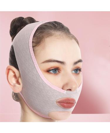 Chin Lifting Bands Double Chin Strap V Shaped Face Shaper - Lift Bandage Double Chin Eliminator Reusable Breathable Adjustable Design for Face Neck - Buy Online on GoSupps.com