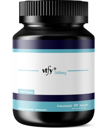 Vtfy extra strong for active men - high -dose with Maca + ginseng Kraft & Energie for the man 20 pieces -savings pack 20 pieces (1 Pack)