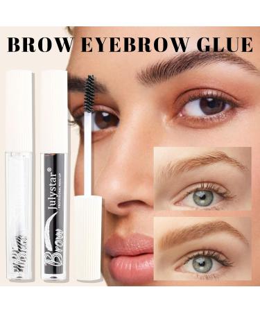 Tinted Brow Gel 2 Pcs Eyebrow Styling Lotion Clear Brow & Lash Mascara Easy-To-Apply Brow Gel Waterproof And Sweat-Proof Beauty Salon Home Use Makeup (0.12Oz/Pcs) (01 * 2) 01*2 - Buy Online on GoSupps.com