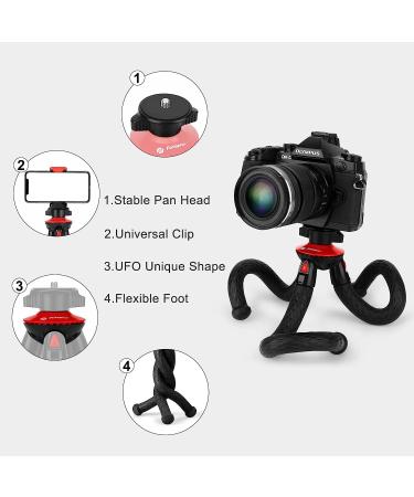 Fotopro UFO Flexible Camera Tripod with Phone Mount for Vlogging - Buy Online on GoSupps.com