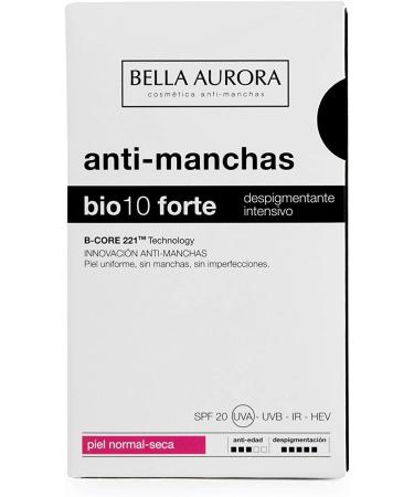 Bella Aurora | Intensive Anti-Dark Spot Treatment | Normal to Dry Skin | 30ml | SPF 20 | Anti-Aging Cream | Facial Skin Depigmentation | Bio10 Forte - Buy Online on GoSupps.com