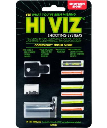 HIVIZ Competition Fiber Optic Sight Set - Green, Red, and White - 10 Ounce (1 Pack) - Buy Online on GoSupps.com