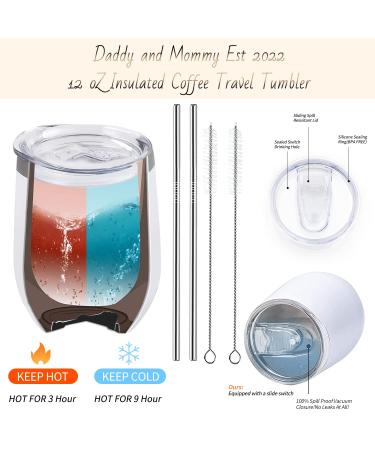 Pregnancy Gift Set 2022 - New Parents Wine Tumbler, Baby Onesie, Socks, Bib, Decision Coin - Ideal Mom & Dad Gift for Baby Shower and Gender Reveal (7 pcs) - Buy Online on GoSupps.com