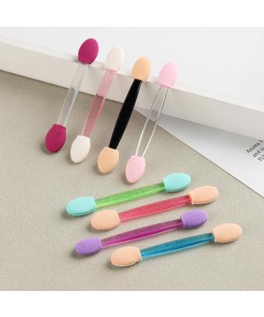 50PCS Chrome Nail Powder Applicator Brushes - Disposable Eyeshadow Tools with Acrylic Storage Box for Nail Art & Glitter Pigment | Colorflu - Buy Online on GoSupps.com