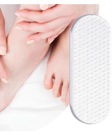 Joberio Heel Scrubber | Clear Foot File - Glass Foot File Pedicure Helper in-Shower Foot Scrubber Dead Skin Remover for Soft Feet - Buy Online on GoSupps.com