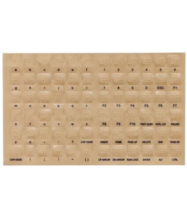 Braille Overlays for Computer Keyboards