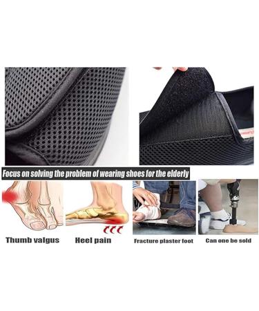 Women's Wide Width Shoes - Adjustable Breathable Casual Sandals for Edema Hammertoe Arthritis & Bunions - Comfy Summer Slippers for Swollen Feet - Size 9 Black - Buy Online on GoSupps.com