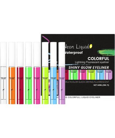 Liquid Eyeliner Pen | Long-Lasting Glow-in-the-Dark Effect - Fluorescent Makeup Eyeliner Pencil | For Everyday Use School Home Outdoors Travel Business Trips - Buy Online on GoSupps.com