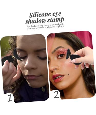 FOYTOKI Eye Shadow Stamp Eyeshadow Silicone Stamps Eye Stamp Eye Shadow Makeup Tool Crease Creative Painting - Buy Online on GoSupps.com
