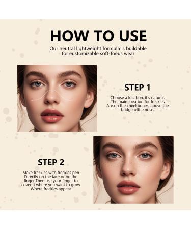 Crayon de taches de rousseur naturel imperm able et durable stylo de maquillage fin pour le maquillage naturel et l'utilisation quotidienne (marron fonc ) - Buy Online on GoSupps.com