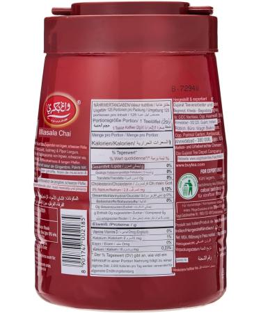Wagh Bakri Masala Tea 250 g aromatic mix with cardamom cinnamon ginger and spices spicy delight ideal for traditional Indian masala chai with Kajal sticker - Buy Online on GoSupps.com