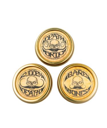 Death Grip Mustache Wax Trio & Keychain Comb Set - Buy Online on GoSupps.com