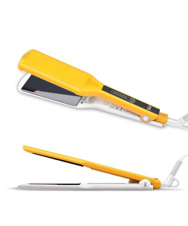 GK HAIR Global Keratin One Control Titanium Flat Iron - 1.5" Professional Straightener for All Hair Types Auto Shutoff 150C-232C - Buy Online on GoSupps.com