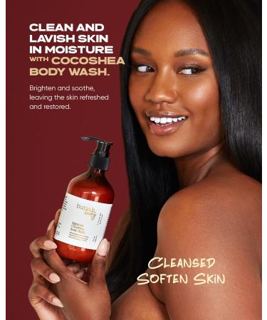 Buttah Skin CocoShea Body Wash 10oz - Nourishing Natural Body Wash with African Cocoa Butter | Black Owned Skincare for Men & Women - Buy Online on GoSupps.com