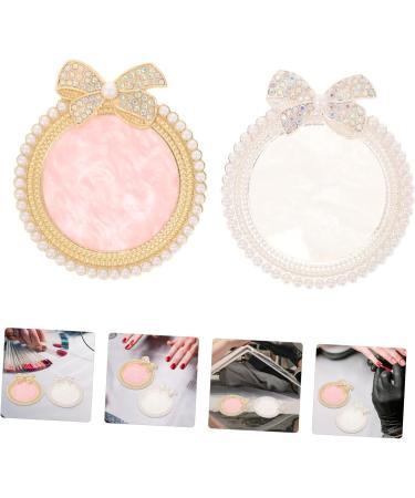 Buy 2 Pcs Nail Palette Gel - Round Nail Art Mixing Board for Perfect Gel Nails & Polish | Imitation Rhinestone Agate - Buy Online on GoSupps.com