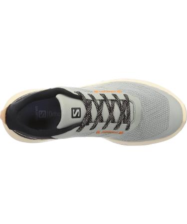 Salomon Men's OUTPULSE Hiking Shoes - 10.5 - Wrought Iron/Bleached Sand/Vibrant Orange - Buy Online on GoSupps.com