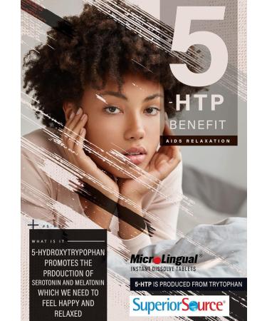 Shop Superior Source 5-HTP 75mg - Enhance Mood & Sleep - 60 Tablets - International Shipping Available - Buy Online on GoSupps.com