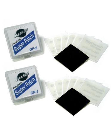 Park Tool GP-2 Pre-Glued Super Patch Puncture Repair Kits (Pair) - Buy Online on GoSupps.com
