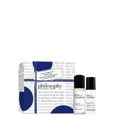philosophy dose of wisdom bouncy skin reactivating facial serum - with hyaluronic acid vitamin C & a patented vitality booster - delivers skin that is bouncy plumped & radiant in one week 1.5 Ounce (Pack of 1)