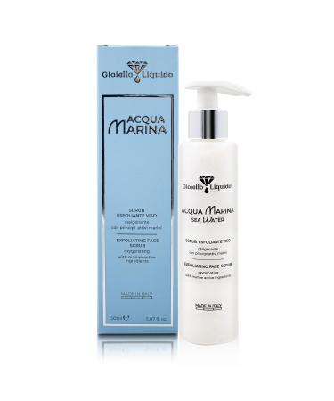 Liquid Jewel Face Exfoliator Illuminating Natural Scrub Moisturizing Peeling Sensitive Skin Cleansing Against Acne Pimples Travel Size 30 ML