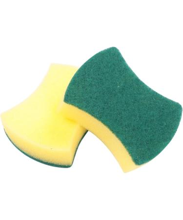 BTuregsau 120Pcs Multi-Purpose Double-Faced Sponge Scouring Dish Washing Scrub Sponge Stains Removing Cleaning Scrubber Brush - Buy Online on GoSupps.com