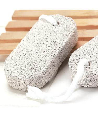 Pumice Stone Set for Feet and Body | Natural Foot Scrubber for Dead Skin Removal | Includes 2 Pumice Stones for Men and Women - Buy Online on GoSupps.com