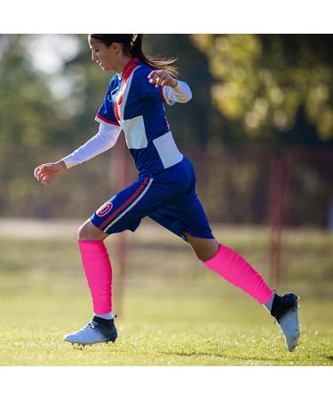 Yxmeiguo Men's Football Leg Sleeves - Compression Calf Sleeve for Athletes - Pink Running & Sports Accessories - Buy Online on GoSupps.com