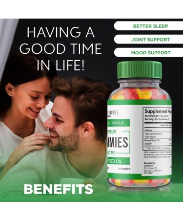 NutraRize Bliss Bites Preminum Gummies - Hemp Gummies Supplement for Tranquility A Daily Indulgence of Relaxation and Focus BlissBites Reviews (60 Gummies) Unflavored - Buy Online on GoSupps.com