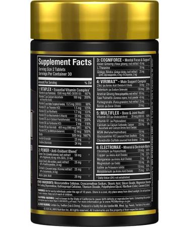 ALLMAX Vitaform Premium Multivitamin for Men - 60 Tablets | High Potency Nutrients - Buy Online on GoSupps.com