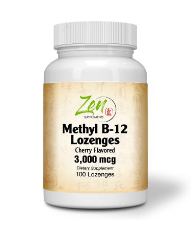 Best Metholated b12 Vitamin & B12 with Folic Acid Supplement - with Vitamins B-6 Folic Acid Biotin - Support Cardiovascular Health Healthy Immune System Brain & Nerve Function - 100 Lozenge