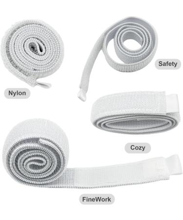 EUPSIIU 8 Pcs Fix Leg Bag Straps Urine Drainage Bag Strap Catheter Fix Leg Strap Fixation Tapes Velcro Strap Catheter Tube Holder Catheter Leg Strap for Incontinence Urine Bag (White) - Buy Online on GoSupps.com