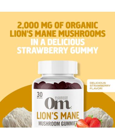 OM MUSHROOM SUPERFOOD Hot Chocolate Blend Mushroom Powder 8.47 Ounce and Lion s Mane Mushroom Gummies 60 Count Strawberry Bundle - Buy Online on GoSupps.com