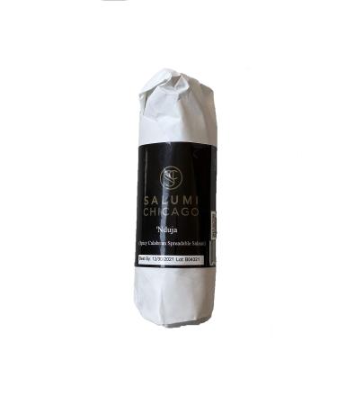 Salumi Chicago Traditional Nduja - Spreadable Calabrian Chili Pepper Salami (7 oz) 7 Ounce (Pack of 1) - Buy Online on GoSupps.com