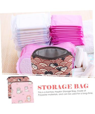 Fomiyes 2-Pack Women s Pocket Tampon Storage Bags | Portable Menstrual Tapes & License Holder for Outdoor Use - Buy Online on GoSupps.com