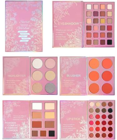 Linsition Eyeshadow palette long lasting blush highlighter lipstick highlighter blush face makeup for women and girls as a gift for parties and travel - Buy Online on GoSupps.com