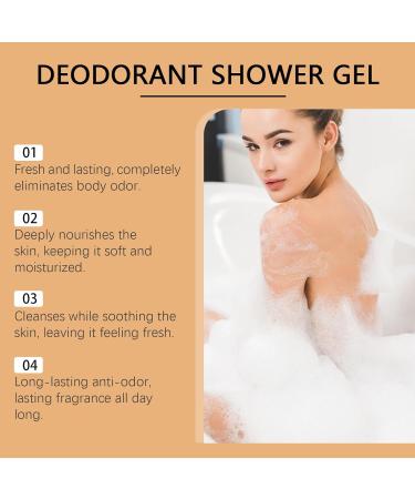  blmcoos Persimmon Shower Gel Foot Odour Eliminator Deodorizer for Seniors Natural Deodorant Soap Armpits Intimate Area Inside Thighs (2) - Buy Online on GoSupps.com