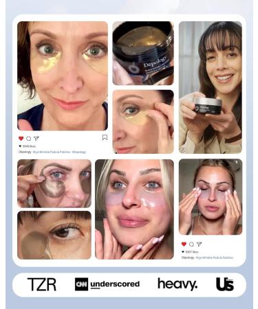 depology Replenish & Repair Under Eye Patches Hydrating Ceramides & Hyaluronic Acid | Reduce Puffiness & Wrinkles | 60 Gel Pads for All Skin Types - Buy Online on GoSupps.com