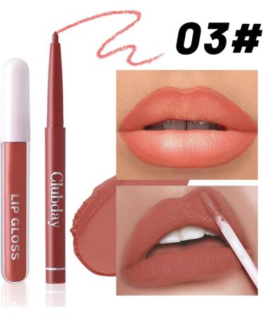 Lip Pencil and Lipstick Set Lipstick and Lip Pencil Set - Liquid Lipstick Set Non-stick Lip Makeup Set Lip Pencil Set - Buy Online on GoSupps.com