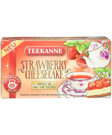 Teekanne Sweeteas Strawberry Cheesecake with strawberry cheese flavour pack of 12 (12 x 18 tea bags)