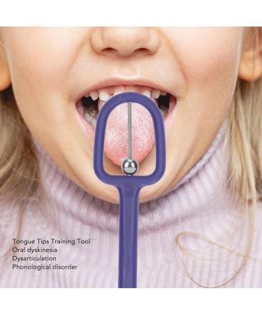 Tongue Tip Exerciser Cleanse Oral Muscle Training Tool Develop Language Skills Improve Coordination for Daily Use (Blue) - Buy Online on GoSupps.com