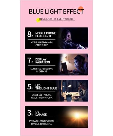 SERONI Blue Light Blocking Glasses for Men & Women - Metal Temples TR90 Polygon Frame UV Protection 55mm Purple-Tea - Buy Online on GoSupps.com