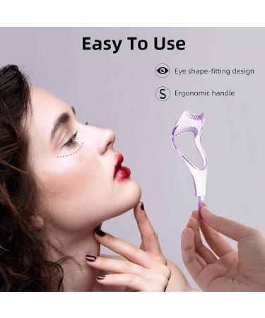 Shop WLLHYF 2 Pack Mascara Shield Guard - 3 in 1 Eyelash Applicator Tool | Perfect Makeup Separator & Protector for Women & Girls (Pink & Purple - Buy Online on GoSupps.com