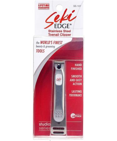 Seki Edge Stainless Steel Toenail Clippers SS 107 - Premium Quality Toenail Clippers - Buy Online on GoSupps.com