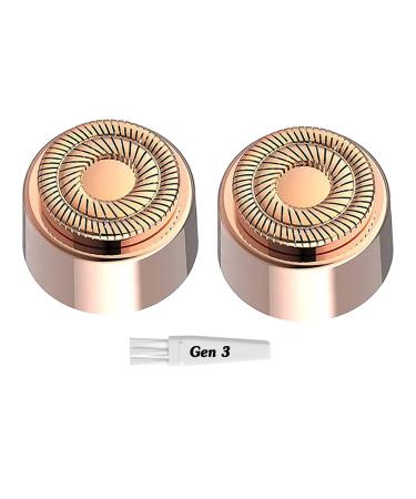 Replacement Heads for Flawless Finishing Touch Generation 3 Facial Hair Remover - New Blades for Flawless Razor